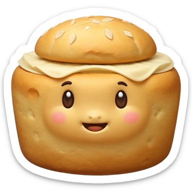 Pao de queijo pequeno sticker