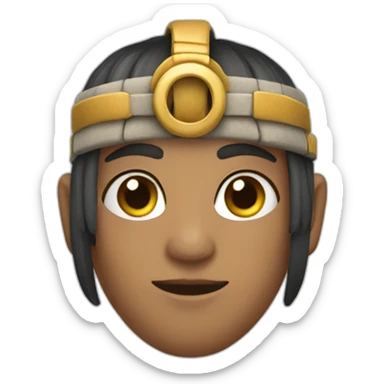 Maras plnet with rings sticker