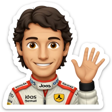 Ayrton senna sticker