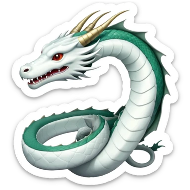 Dragon Haku from Spirited Away sticker