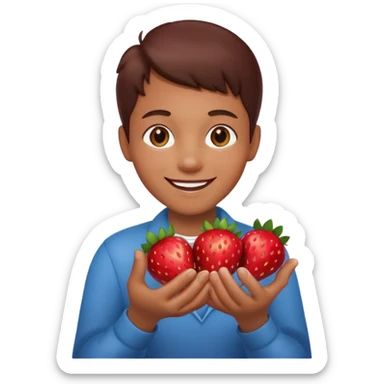 strawberries hold mick sticker