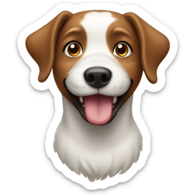 Smile dog sticker