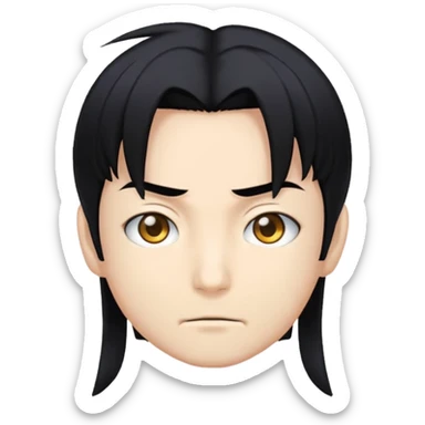 Emoji for ego jinpachi from blue lock sticker