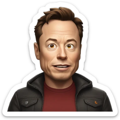 Elon musk balrog sticker