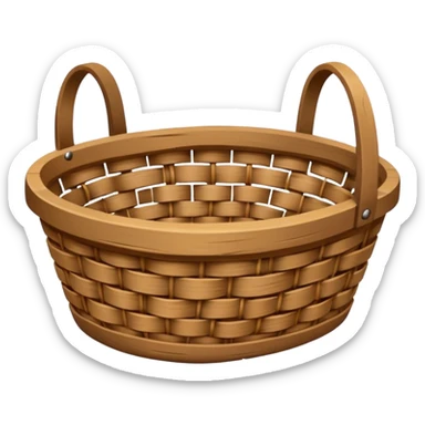 empty grain basket  sticker