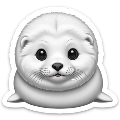 adult Harp Seal sticker