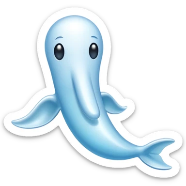 Swimming sperm emoji sticker