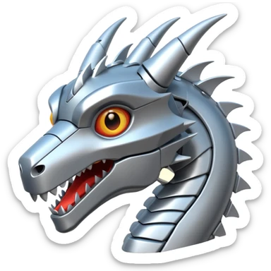 Robo dragon sticker
