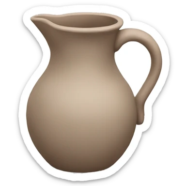 clay pitcher sticker
