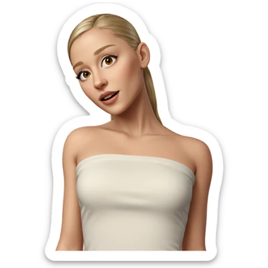 realistic portrait of a girl sticker