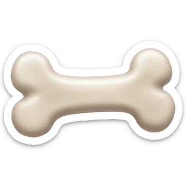 dog bone  sticker