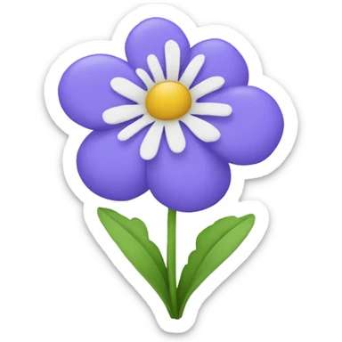 Flower  sticker