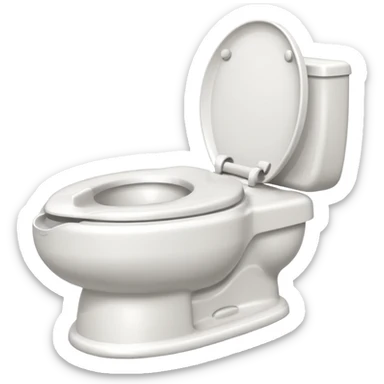 Potty trainer without lid and without face sticker