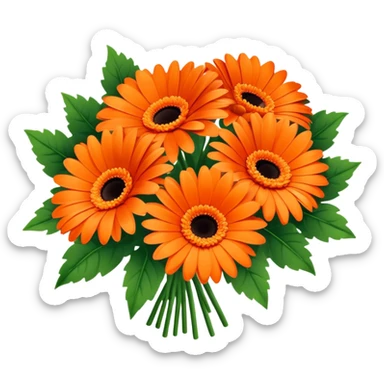 Ramo de gerberas  sticker