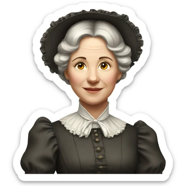 Victorian maid: 58 years old sticker