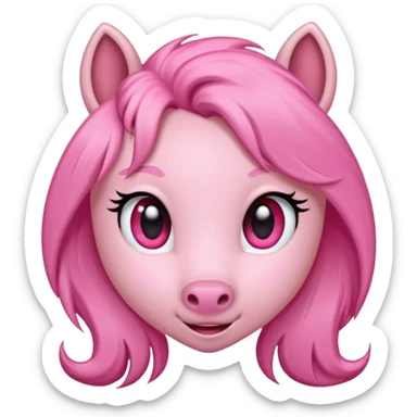 pony in love sticker