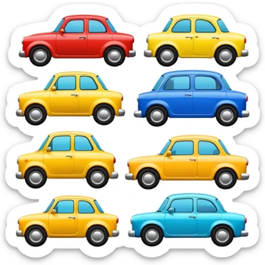 need emojis of cars from cartoons or movies and real life cars  sticker