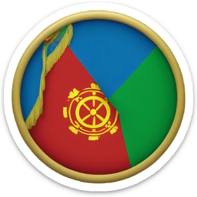Romani flag sticker