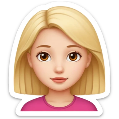  Cute aesthetic girl sticker