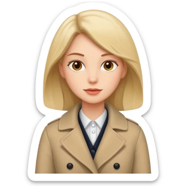 the first image is good, but can you take her hand of the pocket? sticker