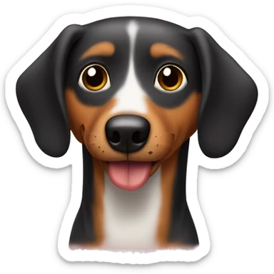 perro salchicha sticker