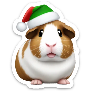 Christmas guineapigs sticker