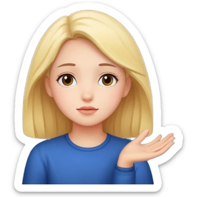 Girl watching stars sticker