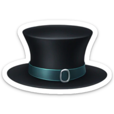 black magic hat sticker