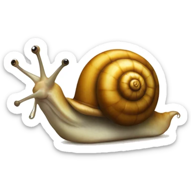  Buxom snail sticker