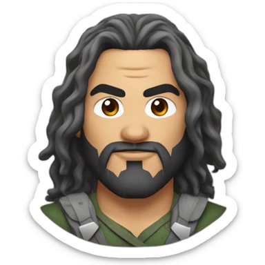 Jason mamoa sticker