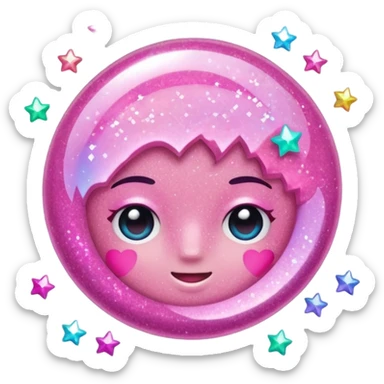 Pink aesthetic sparkles like this✨ sticker