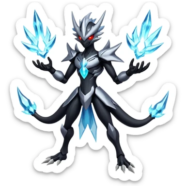 Scizor-Darkrai-Kyurem-fusion, full body sticker