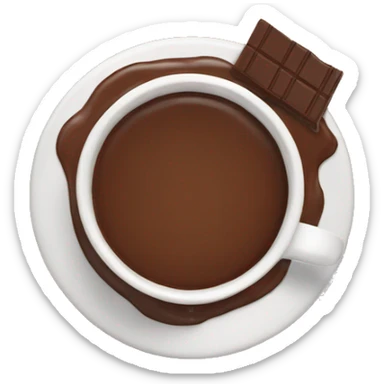 Chocolat chaud  sticker