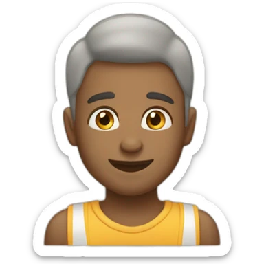 Calin quelqu'un de grand et petit sticker