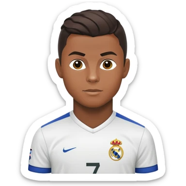 Do Cristiano Ronaldo in his young era sticker