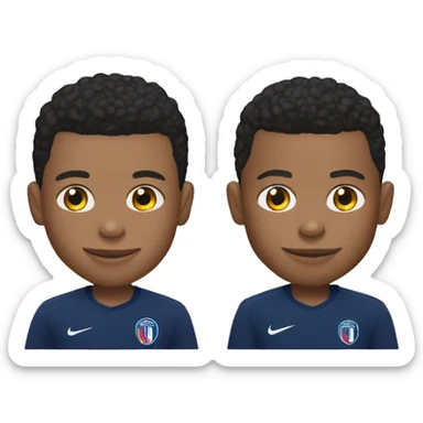 Kylian Mbappé And Ethan Mbappé  sticker