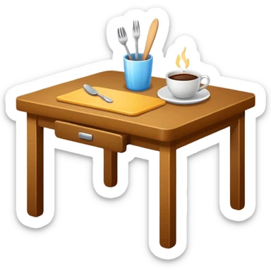 give a simple table sticker