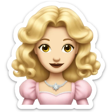 glinda from wicked  sticker