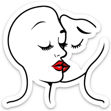 Kisses  sticker