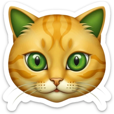 eye of a cat sticker