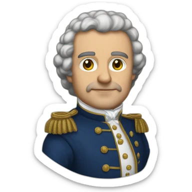 Emmanuel marcon président de la France sticker