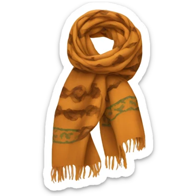 Scarf sticker
