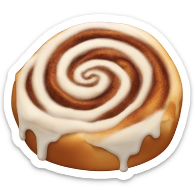 Cinnamon roll sticker
