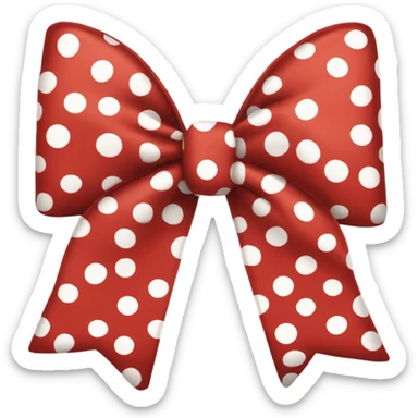 Minnie Mouse bow sticker