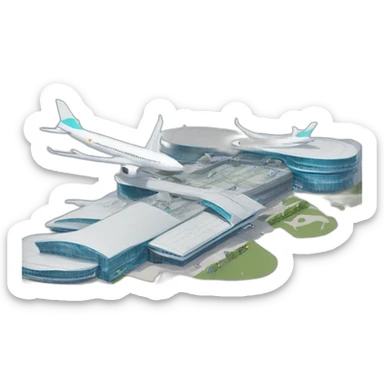 pulkovo airport terminal sticker