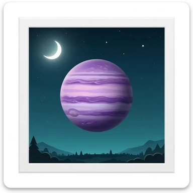 Uranus (the planet, not the surface, without the space)) sticker