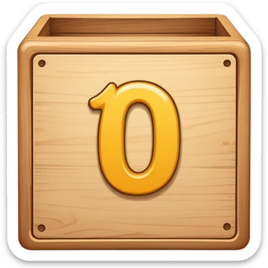 the number 10000 in a box sticker