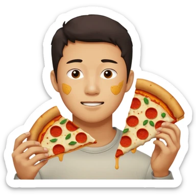 josh chen eating leftover sticker