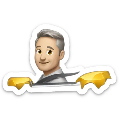 Élongation mes avec tesla sticker