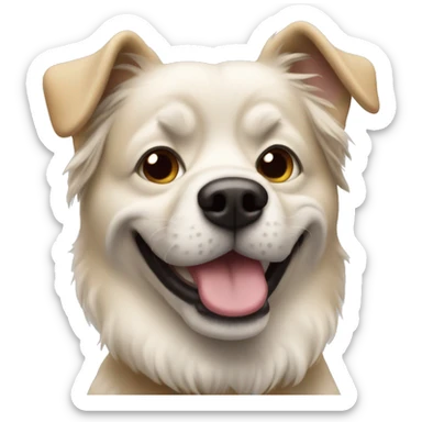 Make me emoji of a snoby dog sticker